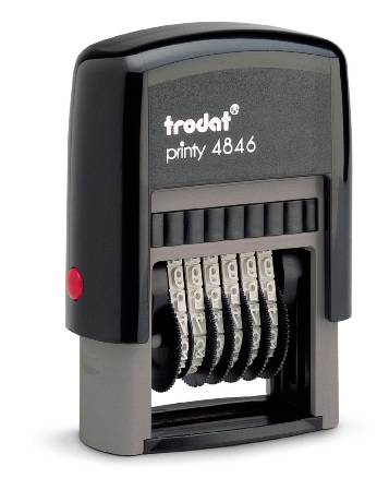Trodat 4846 Self Inking Numbering Stamp